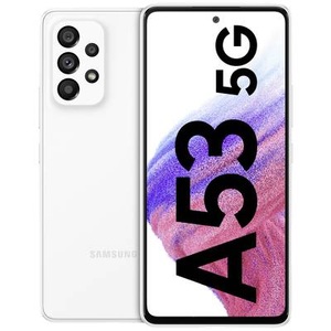 Samsung, Samsung Galaxy A53 5G Smartphone 128 GB 16.5 cm (6.5 Zoll) Weiß Android? 12 Hybrid-Slot, 
