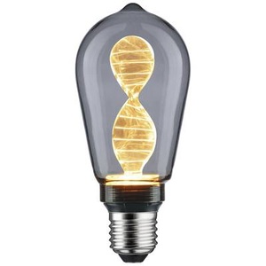 Paulmann, Paulmann 28886 LED E27 Kolbenform 3.5 W (Ø x H) 64 mm x 142 mm 1 St., Paulmann 28886 LED E27 Spezialform 3.5 W = 10 W Gold (Ø x H) 64 mm x 142 mm 1 St.