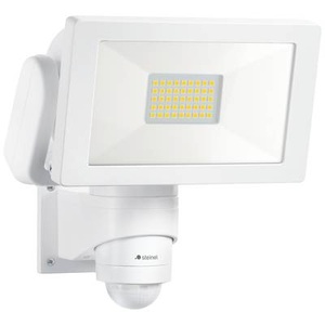 Steinel, Steinel LS 300 S WS 067588 LED-Außenstrahler mit Bewegungsmelder EEK: F (A - G) 29.5 W, Steinel LED Strahler LS 300 S weiß mit Bewegungsmelder 29,5 W Außenstrahler 2962 lm Flutlicht schwenkbar 4000K