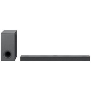 undefined, LG Electronics DS80QY.DDEULLK Soundbar Schwarz inkl. kabellosem Subwoofer, Dolby Atmos®, WLAN, Bluetooth®, USB, LG DS80QY - Soundbar (3.1, Dark Steel Silver)