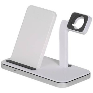 Vivanco QIDUALCHARSTANDVV10 induktive Ladestation mit Schnellladefunktion USB-A, USB-C? Weiß