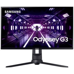 Samsung, Samsung Odyssey G3 F24G33TFWU LED-Monitor 61 cm (24 Zoll) EEK F (A - G) 1920 x 1080 Pixel Full HD 1 ms HDMI®, VGA,, 