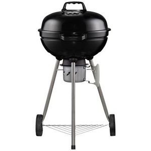 Mustang Grill, Mustang Grill Basic 47 Holzkohle Holzkohle-Grill Thermometer im Deckel Grill-Fläche (Durchmesser)=325 mm Grau, 