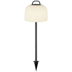 Nordlux, LED-Erdspießleuchte Kettle mit Schirm Ø 22 cm, Nordlux Kettle-Spike zu Kettle Lampen Schwarz