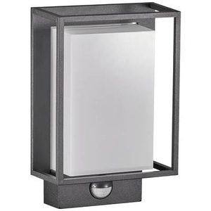 Nordlux, LED-Außenwandleuchte Nestor mit Bewegungsmelder, Nordlux Nestor 49051503 LED-Außenwandleuchte LED LED Schwarz