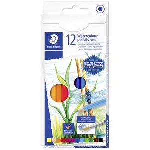 Staedtler, Staedtler Farbstift 14610C C12 12 St., STAEDTLER Aquarellstifte 146 10C wasservermalbar, 12er Set