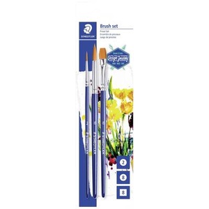 Staedtler, STAEDTLER Pinsel Borstenpinsel 3er Set, STAEDTLER Pinsel Borstenpinsel 3er Set