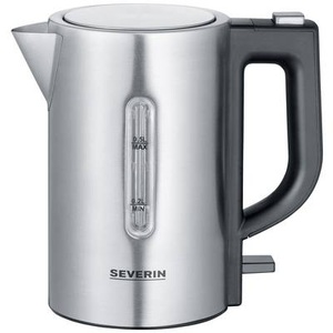 Severin, Severin WK 3647 Wasserkocher schnurlos, BPA-frei Edelstahl, Schwarz, SEVERIN, Wasserkocher, Severin WK3647 Wasserkocher, Produkte & Wohnen