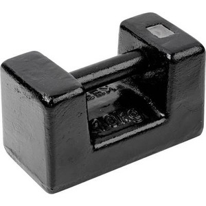Kern, Kern 366-87 M3 Blockgewicht 10 kg, Gusseisen, Kern 366-87 M3 10 kg Prüfgewicht Block, Gusseisen lackiert maximal mögliche Menge je Palette: 60, Flatrate (max. 300kg):