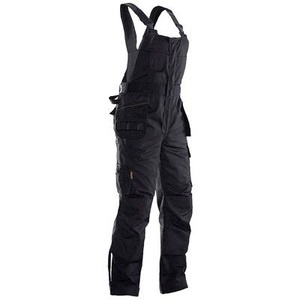 Jobman, Jobman J3730-schwarz-64 Latzhose mit Hängetaschen Kleider-Größe: 64 Schwarz, 