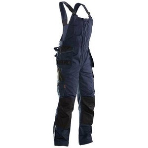 Jobman, Jobman J3730-blau/schwarz-50 Latzhose mit Hängetaschen Kleider-Größe: 50 Dunkelblau, Schwarz, 