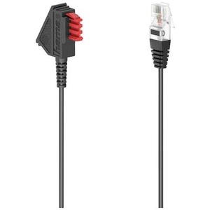 HAMA, Hama DSL Anschlusskabel [1x TAE-F-Stecker - 1x RJ45-Stecker 8p2c] 6 m Schwarz, hama 00201116 DSL-Box-Kabel, TAE-F-Stecker - Modular-Stecker 8p2c, 6 m, Schwarz