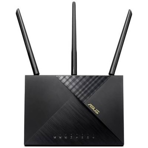 undefined, ASUS 4G-AX56 WLAN-Router Gigabit Ethernet Dual-Band (2,4 GHz/5 GHz) 3G Schwarz, ASUS LTE-Router 4G-AX56