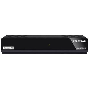 Telestar, Telestar digiHD TT 5 IR+12 M.freenet TV DVB-T2 Receiver inklusive freenet TV, Ethernet-Anschluss, Kartenleser Anzahl, 