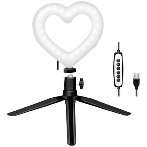 Logilink, LogiLink Ring Light Heart Lichtstativ EEK E (A - G) Integriertes Stativ, Kugelkopf, LogiLink Ring Light Heart Lichtstativ EEK E (A - G) Integriertes Stativ, Kugelkopf