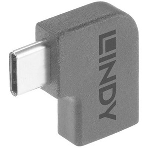 LINDY, Lindy 41893 - Adapter USB 3.2 Typ C 90 Grad, Lindy - USB-Adapter - 24 pin USB-C (W) zu 24 pin USB-C (M)
