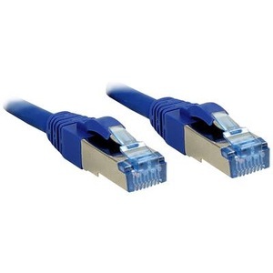 undefined, Lindy 5m Cat.6A S/FTP, LINDY 47151 RJ45 Netzwerkkabel, Patchkabel CAT 6a S/FTP 5.00 m Blau 1 St.