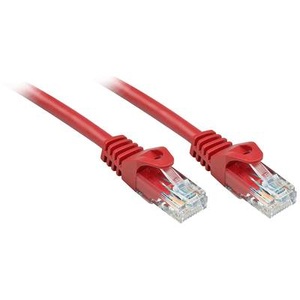 LINDY, Lindy 48185 - Basic Cat6 U/UTP Kabel, rot, 5.00m, LINDY 48185 RJ45 Netzwerkkabel, Patchkabel CAT 6 U/UTP 5.00 m Rot 1 St.