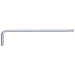 KS Tools, KS Tools Winkelstiftschlüssel lang Innensechskant mit Kugelkopf, metrisch 2.5 mm, ab 90 Stk, 