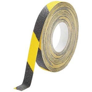 Durable, Durable DURALINE GRIP 1095130 Anti-Rutschband Schwarz, Gelb (L x B) 15 m x 25 mm 1 St., Durable DURALINE GRIP 1095130 Anti-Rutschband Schwarz, Gelb (L x B) 15 m x 25 mm 1 St.