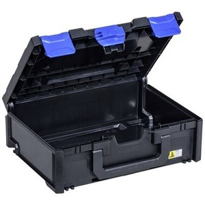 Allit, Allit EuroPlus MetaBox 145 454420 Werkzeugkoffer unbestückt (L x B x H) 396 x 296 x 145 mm, Transport- und Aufbewahrungsbox, schwarz/blau, ABS, Außen-LxBxH 396 x 296 x 145 mm