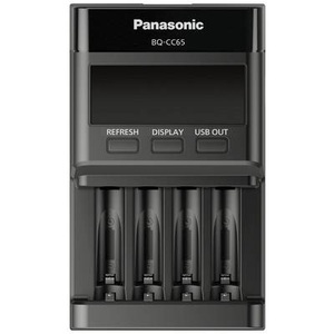 Panasonic, Panasonic BQ-CC65E Rundzellen-Ladegerät NiMH Micro (AAA), Mignon (AA), Panasonic Ladegerät Eneloop LCD Charger