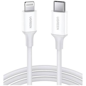 Ugreen, Ugreen Lightning zu USB-C 2.0 Kabel - Weiss, 