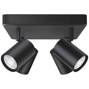 WiZ IMAGEO WiZ Spots 4x5W B 22-65K RGB SQ 8719514554573 LED-Deckenleuchte 20 W EEK: F (A - G) RGBW Schwarz