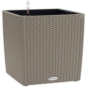 Lechuza, Lechuza - Blumenkasten mit Integriertem Bewässerungssystem Cube Cottage 50 - Sandbraun, Lechuza CUBE Cottage 50 15396 Pflanzkasten Sand-Braun