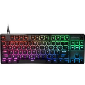 Steelseries, Steelseries Apex 9 TKL USB Gaming-Tastatur Abnehmbares Kabel, Beleuchtet, Integrierter Profilspeicher Deutsch, QWERTZ,, Apex 9 TKL, Gaming-Tastatur