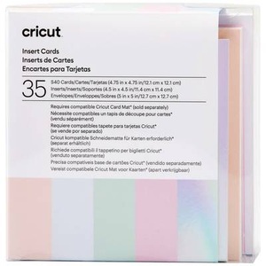 Cricut, Cricut Insert Cards Princess S40 Kartenset Tulpenblau, Puder, 