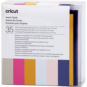 Cricut, Cricut Insert Cards Sensei S40 Kartenset Tulpenblau, Puder, Cricut Insert Cards Sensei S40 Kartenset Tulpenblau, Puder