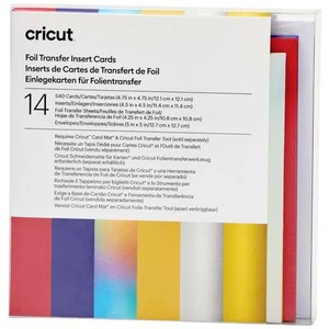 Cricut, Cricut Insert Cards FOIL Celebration S40 Kartenset Rot, Blau, Cricut Insert Cards FOIL Celebration S40 Kartenset Rot, Blau