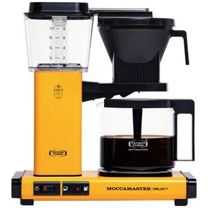 Moccamaster KBG Select Kaffeemaschine Gelb Fassungsvermögen Tassen=10 Glaskanne, Warmhaltefunktion