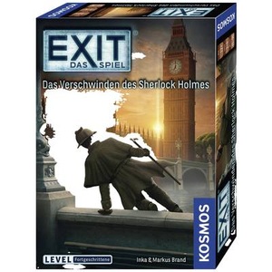 Kosmos EXIT® - Das Spiel: Das Verschwinden des Sherlock Holmes (F) 683269 Anzahl Spieler (max.): 4