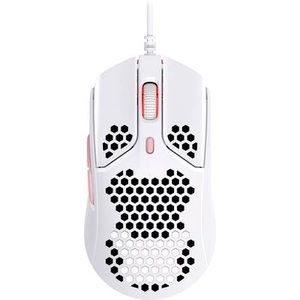 HyperX, HyperX Pulsefire Haste Gaming-Maus Kabelgebunden Optisch Weiß, Pink 6 Tasten 16000 dpi Beleuchtet