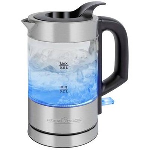 Profi Cook, Profi Cook PC-WKS 1228 G Wasserkocher schnurlos Inox, Profi Cook PC-WKS 1228 G Wasserkocher Inox Fassungsvermögen: 0.5 l