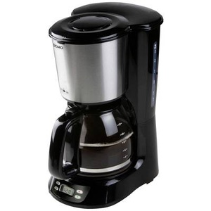 Domo, DOMO DO1065K Kaffeemaschine Schwarz, Edelstahl Fassungsvermögen Tassen=12 Display, Timerfunktion, Glaskanne, DOMO DO1065K Kaffeemaschine Schwarz, Edelstahl Fassungsvermögen Tassen=12 Display, Timerfunktion, Glaskanne