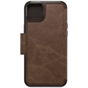 OTTERBOX, Otterbox Strada Case Apple iPhone 14 Plus Espresso, Otterbox Book Cover Strada iPhone 14 Plus Braun