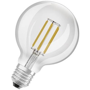 Osram, OSRAM 4099854009655 LED EEK A (A - G) E27 Globeform 4 W = 60 W Warmweiß (Ø x H) 95 mm x 95 mm 1 St., OSRAM LED-Globelampe E27 G95 3,8W 806lm 3000K klar