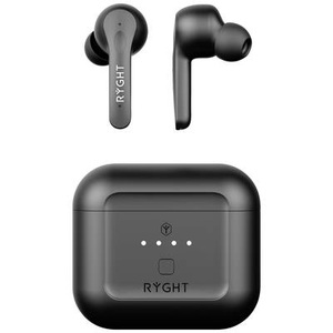 RYGHT, RYGHT LAEKA ANC In Ear Headset Bluetooth® Stereo Schwarz Noise Cancelling Headset, Ladecase, Touch-Steuerung, 