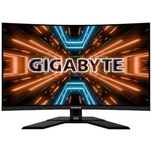GIGABYTE, M32QC, Gaming-Monitor, Gigabyte M32QC LED-Monitor EEK G (A - G) 80 cm (31.5 Zoll) 2560 x 1440 Pixel 16:9 1 ms USB-A (USB 3.2 Gen 1), HDMI®,
