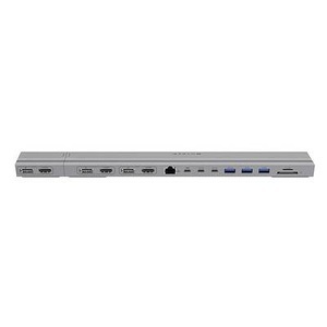 HYPER, HYPER HD156-GL Notebook Dockingstation USB-C® Power Delivery, integrierter Kartenleser, HYPER Notebook Dockingstation HD156-GL Passend für Marke Dockingstations: Universal USB-C® Power Delivery, integrierter