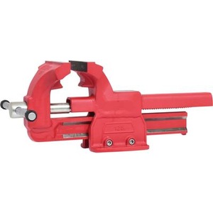 KS Tools, Parallel-Schraubstock ohne Drehteller, KS Tools Parallel-Schraubstock ohne Drehteller, Backenlänge 120 mm, mit Rohrspannbacke