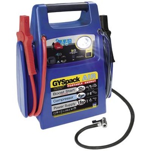 GYS, GYS Schnellstartsystem Gyspack Air 3in1 026322 Starthilfestrom (12 V)=480 A Spannungswandler 230 V, Kompressor,, 