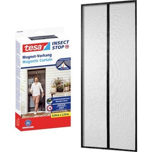 Tesa, tesa Insect Stop 55384-00000-00 Insektenschutzvorhang (B x H) 0.90 m x 2.10 m Anthrazit 1 St., tesa Insektenschutz-Vorhang »Magnetvorhang«