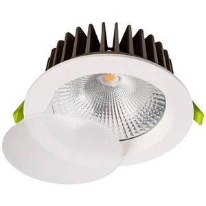Deko-Light, Warmweiße LED-Deckeneinbauleuchte COB130 18 W