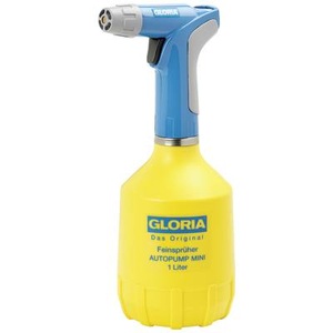 Gloria Haus und Garten, Gloria Haus und Garten 000950.0000 AutoPump Mini Garten-Zerstäuber 1 l Gelb, Blau, Gloria Feinsprüher AutoPump Mini