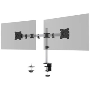 Durable, DURABLE Monitorhalterung SELECT, für 2 Monitore, silber, DURABLE Monitorhalterung SELECT, für 2 Monitore, silber