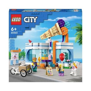 LEGO, 60363 City Eisdiele, Konstruktionsspielzeug, LEGO® Spielbausteine »City Eisdiele 60363«, (296 St.)